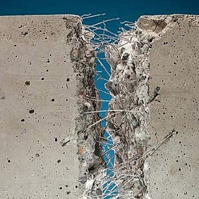 الیاف فلزی موجب افزایش مقاومت و کاهش جمع‌شدگی بتن می‌شود.